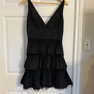 BCBG Black Layered Mini Dress